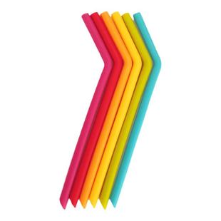 加拿大joie硅胶吸管弯头食品级水杯吸管粗非一次性耐高温奶茶软管