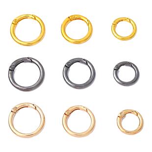 合金开口环弹簧圈圆扣手工diy古风腰佩扣包包挂件钥匙扣材料配件