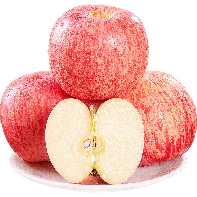 陕西洛川苹果【贪吃猴】正宗红富士新鲜当季孕妇水果时令脆甜一级