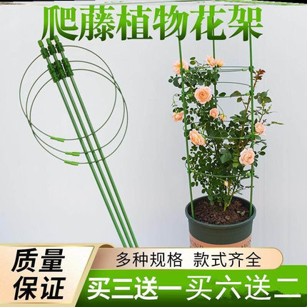 花盆支架爬藤架子花月季花架植物室内花卉支撑杆园艺铁线莲攀爬架