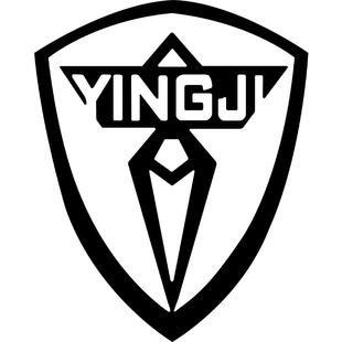 中国羽毛球协会爱好者夜间反光车贴装饰划痕贴