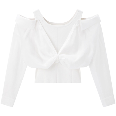 长袖衬衫雪纺衫太平鸟