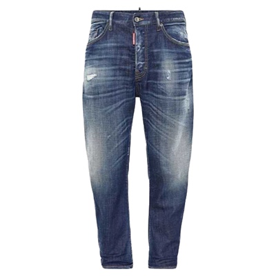 【3件8折】DSQUARED2/D2次方 男士复古时尚宽松牛仔裤Bro Jean
