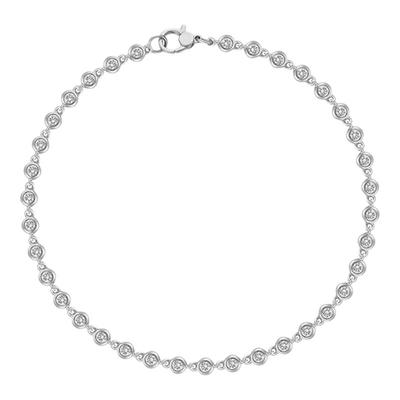 Cevol新奢钻石 网球系列 18K金钻石排钻轻奢泡泡手链新品