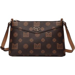 稻草人百搭老花女包2025新款女士妈妈包时尚实用单肩斜挎包买菜包