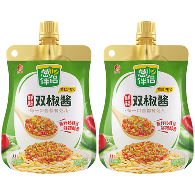 欣和葱伴侣双椒酱260g*2袋