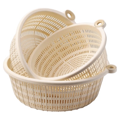 家用洗菜沥水篮塑料圆形大号厨房