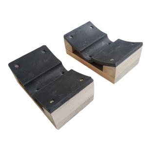 家用杠铃垫子举重保护缓冲减震防滚动健身垫高实木静音厚橡胶支撑