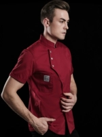 Красный фартук, короткий рукав