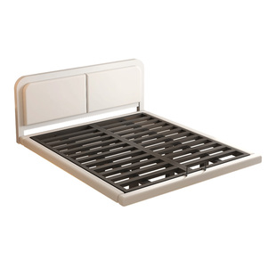 悬浮床现代简约主卧家用1米8单双人床榻榻米排骨架床架矮床悬空床