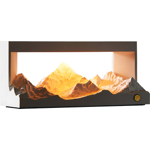 無非良造日照金山香薰灯结婚新婚摆件设计师床头灯夜灯女生日礼物