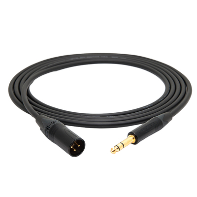 莫伽米大三芯TRS转卡侬XLR音箱线