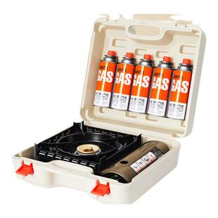 岩谷便携式户外炉具火锅炉子防风卡式炉烧烤瓦斯炉燃气灶野外露营