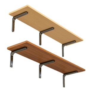 墙上木板置物架墙面收纳好物壁挂式分层隔板挂墙书架墙壁装饰架子