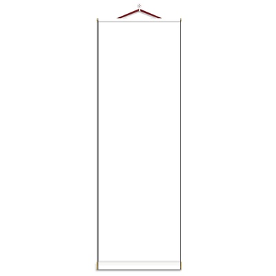 景区集章卷轴小号打卡收集盖章长卷硬笔纯色空白宣纸挂轴手写信小手卷diy手工礼物书法作品纸画轴幼儿园绘画