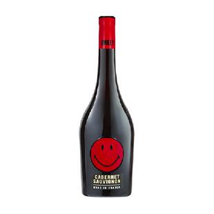 【节日送礼】法国进口笑脸SMILEY WINES赤霞珠葡萄酒750ML*1瓶