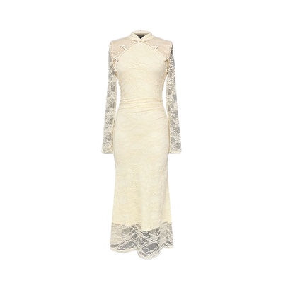 微胖新中式‘’纯欲性感‘’长裙