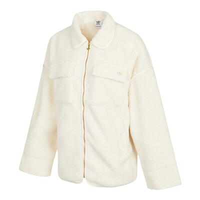 Adidas Original阿迪达斯三叶草女子Sherpa Jacket夹克HC6602
