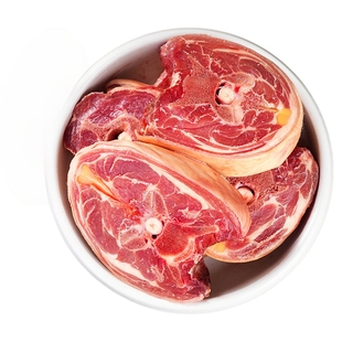 玉羊右玉羊带皮羊颈切片新鲜炖汤营养新鲜现杀散养羊脖切块2斤装