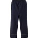 英氏孕妇裤2025新款牛仔裤冬季直筒宽松阔腿裤无托腹百搭烟管休闲