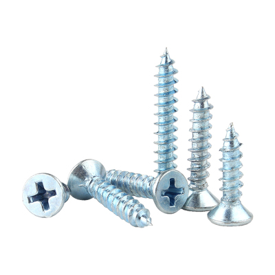 蓝锌加硬自攻螺丝沉头KA