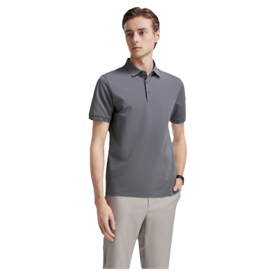 【凉感抗菌】雅戈尔夏季男短袖T恤商务休闲棋盘格翻领透气POLO衫