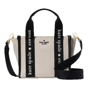 【情人节礼物】katespade/凯特丝蓓新款帆布包单肩斜挎手提女包
