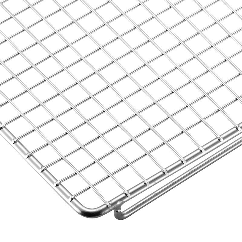 柯曼烧烤炉加粗304不锈钢烤肉烧烤盘田网篦子烧烤网字