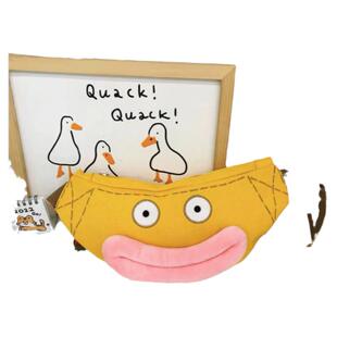 懒羊羊同款~斜挎包懒洋洋背包旅行zz鸭鸭书包挎包可爱汉堡女卡通2