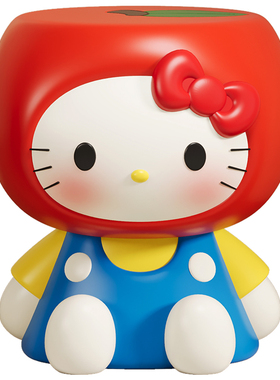 HelloKitty苹果猫落地摆件