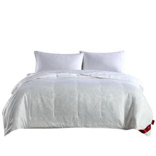 梦洁家纺蚕丝被春秋被被芯被子抗菌空调被二合一子母四季被喜被