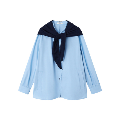 indicia标记商场同款2026春季新款简约通勤设计感衬衫 F2A6CS083N