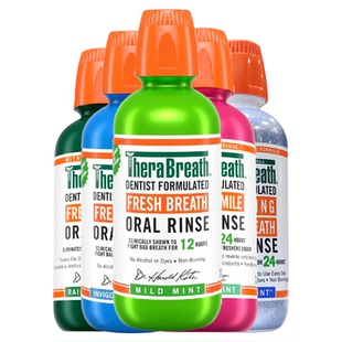 TheraBreath凯斯博士美国漱口水温和持久便携男士女生口臭清新