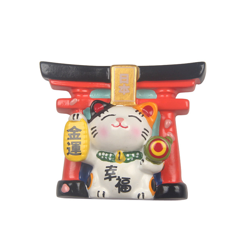 创意日本立体冰箱贴磁性贴纪念品