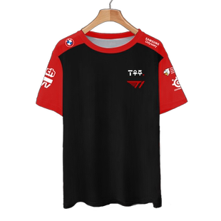 T1战队SKT T1大魔王Faker队服游戏速干短袖t恤衫男女比赛服半截袖