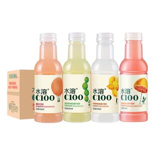 农夫山泉水溶C100柠檬味VC果汁饮料445ml*15瓶整箱维生素饮料特价