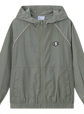 Champion冠军童春秋防晒拉链外套