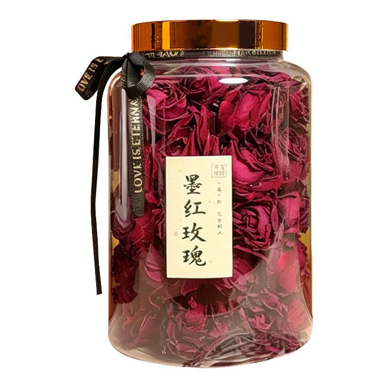 蒲草茶坊云南冻干墨红玫瑰送礼用