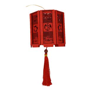 花灯非遗木制手提手工diy儿童现成免做新年春节活动古风灯笼成品