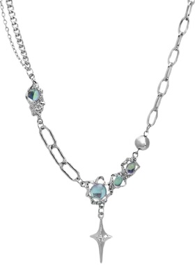 小众设计幻彩六件套高级感项链