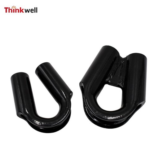 厂家批发带裆管式套环护套五金套环绳索具揽钢丝绳船用配件三角