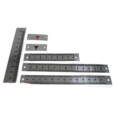 304不锈钢自粘刻度尺可粘背胶