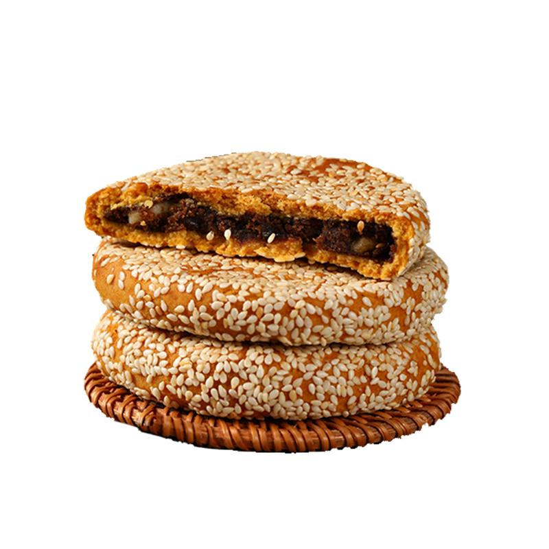 和合猪油松子枣泥麻饼苏州特产礼盒土特产苏州小吃糕点200g
