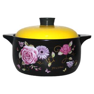 砂锅电磁炉燃气灶通用陶瓷锅汤锅明火耐高温干烧家用小砂锅汤煲锅