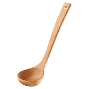 食品级汤勺子汤勺家用实木勺大号勺子粥勺木汤勺木头稀饭勺木勺子