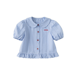 女童t恤洋气短袖上衣春女孩长袖衣服衬衫春装儿童童装超好看小衫