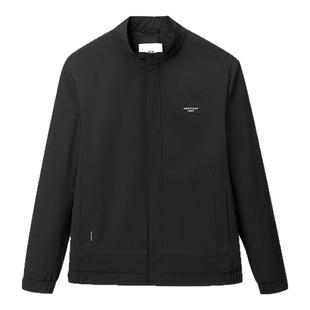 HLA/海澜之家时尚立领夹克26春夏新款国民臻品撞色拉链休闲外套男