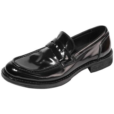 高档马臀皮商务乐福鞋