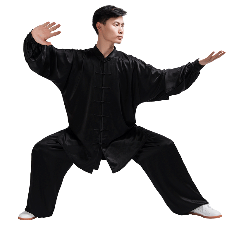 易武堂品牌99.99%真丝太极拳服装