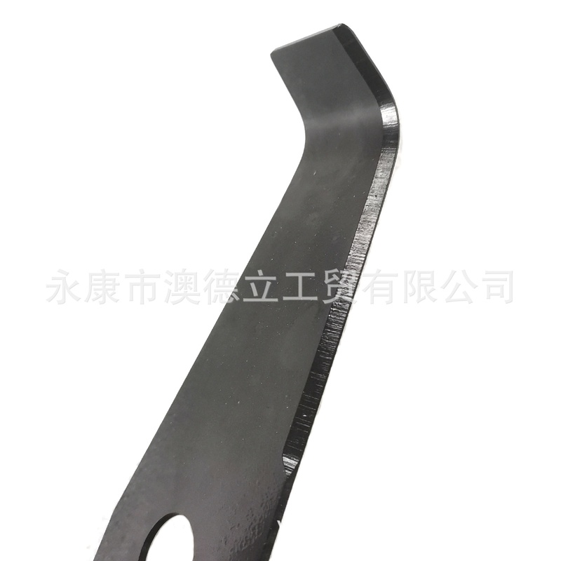 锰钢两齿割草打刀片刀割打锰钢刀片机弧形锰钢草甩灌菱形